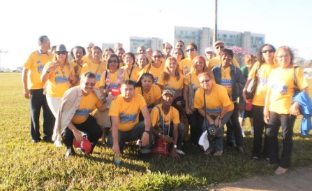 Caravana do Sindsprev em Brasília na Campanha Salarial Unificada dos servidores Federais 2012
