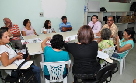 Debate sobre avaliacao de desempenho, realizado na Policlínica Gouveia de Barros